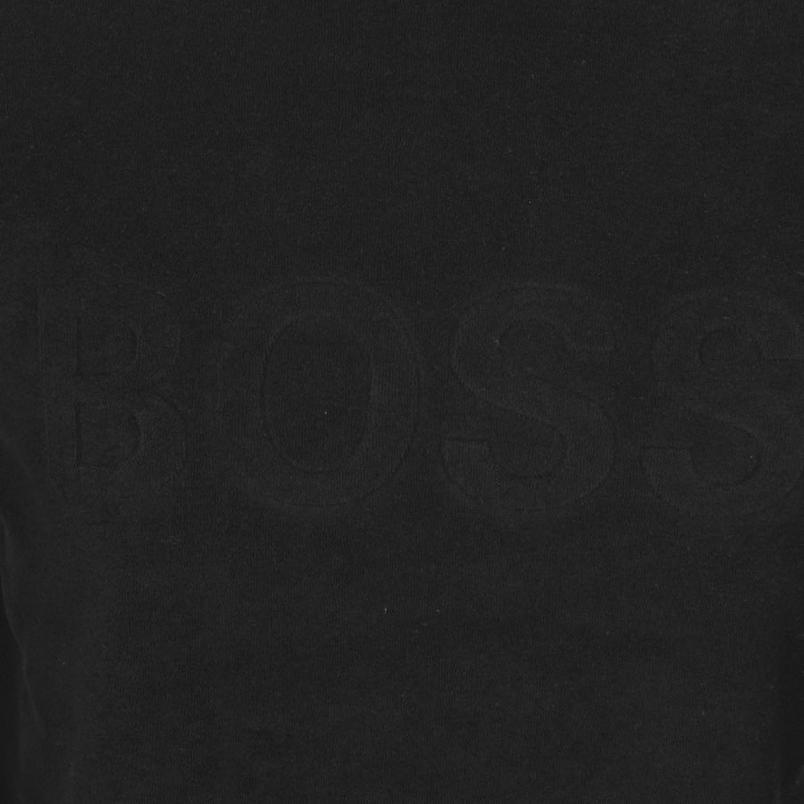 Alternative Image for ProductBOSS Towelling Hoodie Black3